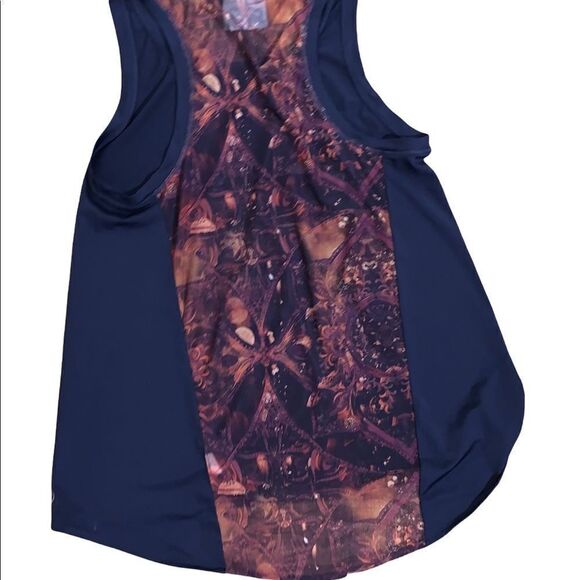 Cute Calia by Carrie Underwood Women's Fitted Move Tank Top, Size: small, Blue - Picture 5 of 5